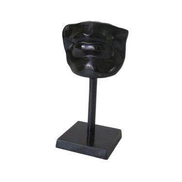 ADC Lips on Stand Decoration 100% metaal zwart antiek 33 cm hoog