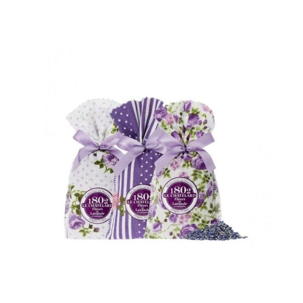 Le Chatelard lavendelzakje / lavandin - Lot Of 3 Sachets 18 G Lavender & Lavandin