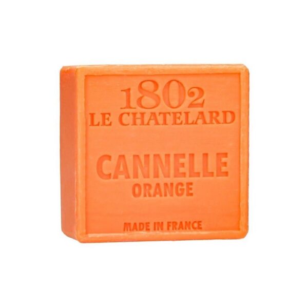Le Chatelard palmvrije zeep 100 g - Kaneel en sinaasappel