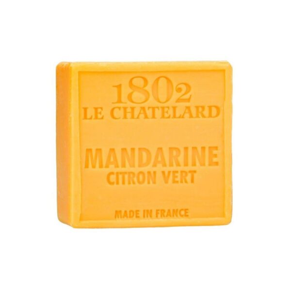 Le Chatelard palmvrije zeep 100 g - Mandarijn en limoen