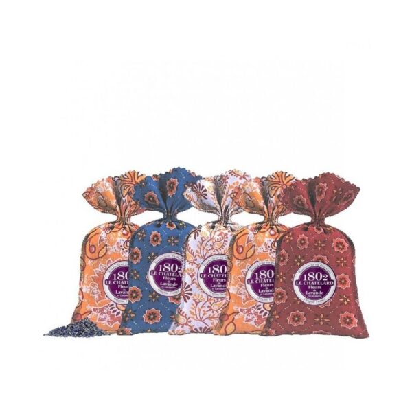 Le Chatelard lavendelzakje / lavandin - Display Stand With 1 Sachet Of Lavender & Lavandin Provence Chic