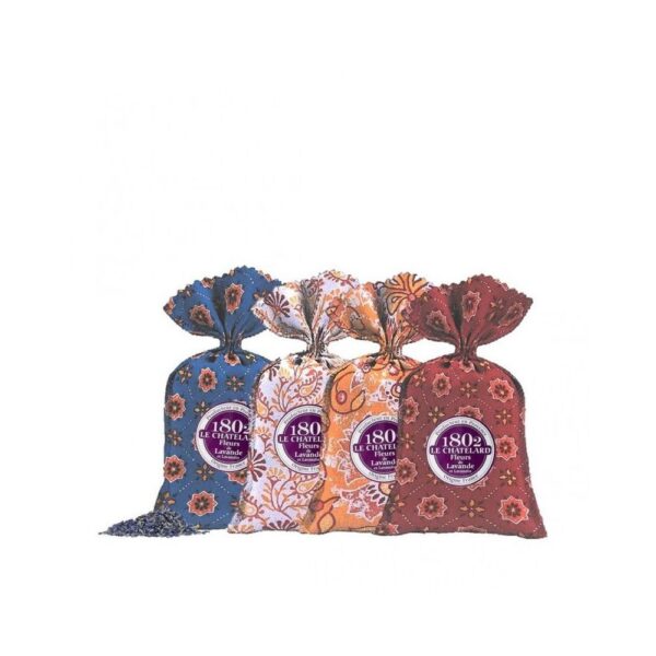 Le Chatelard set van 4 lavendelzakjes 18 g