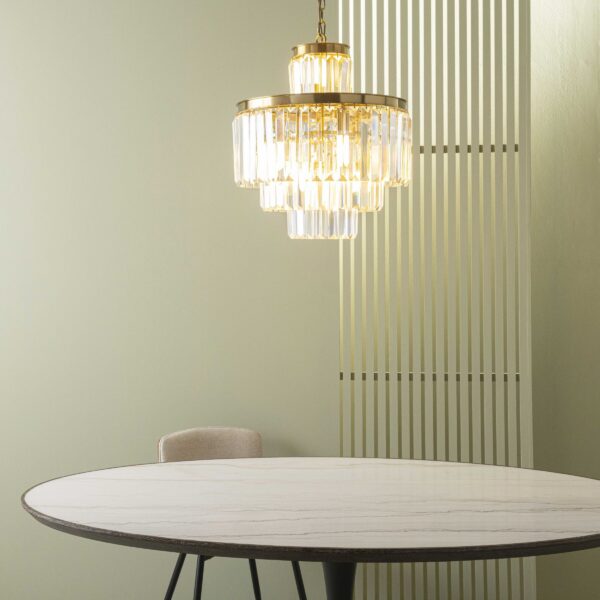 Signature Dazzling kroonluchter goud - 11 lampen