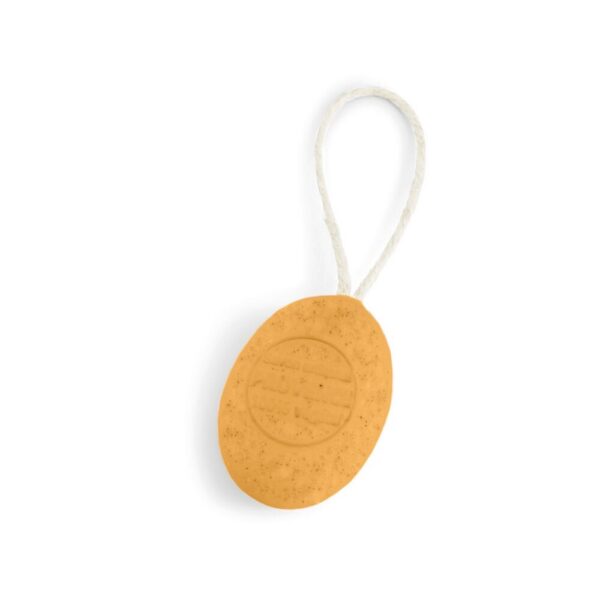 Maître Savonitto - ovale zeep aan koord Carrot-Orange 200g