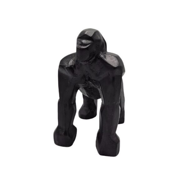 ADC Decoratief gorillabeeld zwart antiek