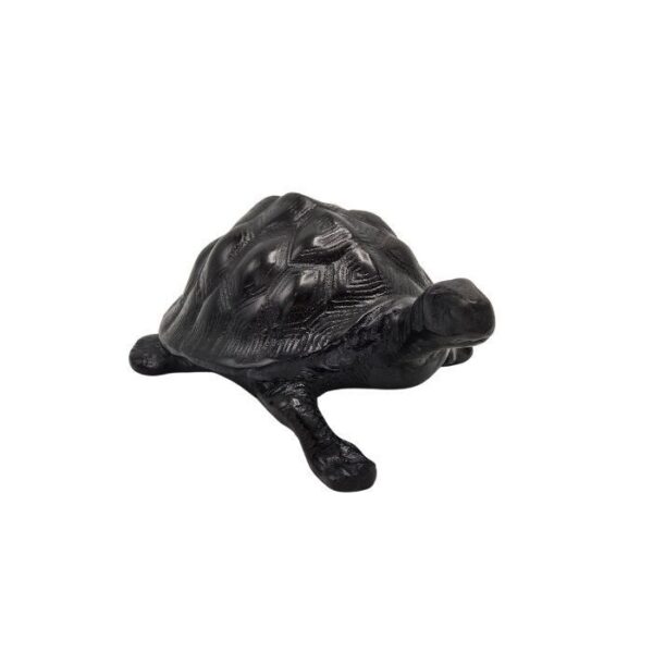 ADC Decoratief schildpadbeeld zwart antiek