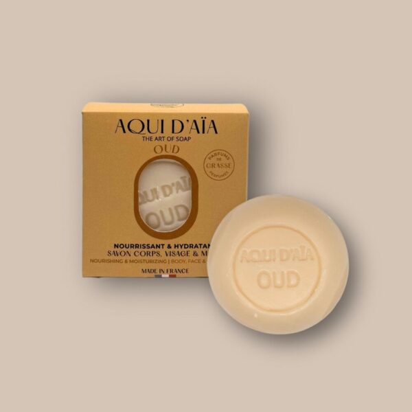Maître Savonitto - Round zeep Oud wood fragrance 100g