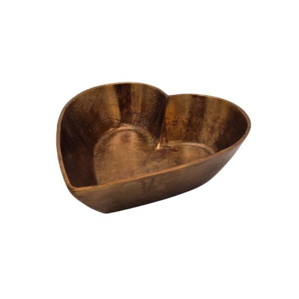 ADC Schaal hart antiek goud