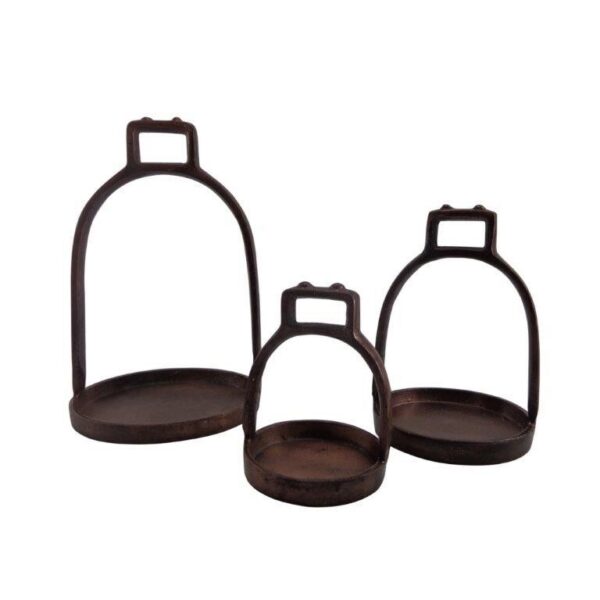 ADC Decoratieve stijgbeugels set van 3 vintage koper Tinker