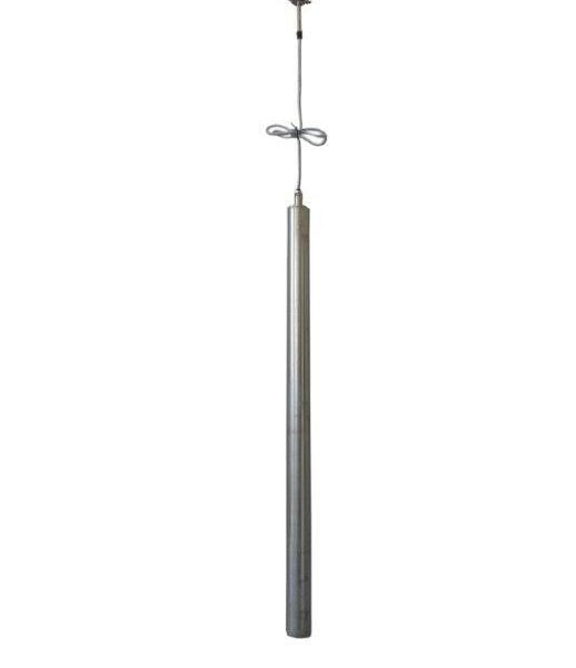 ADC Hanglamp Pipe vintage nikkel hanglamp 95 cm hoog