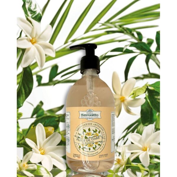 Maître Savonitto - Tiare bloem vloeibare zeep 500ml