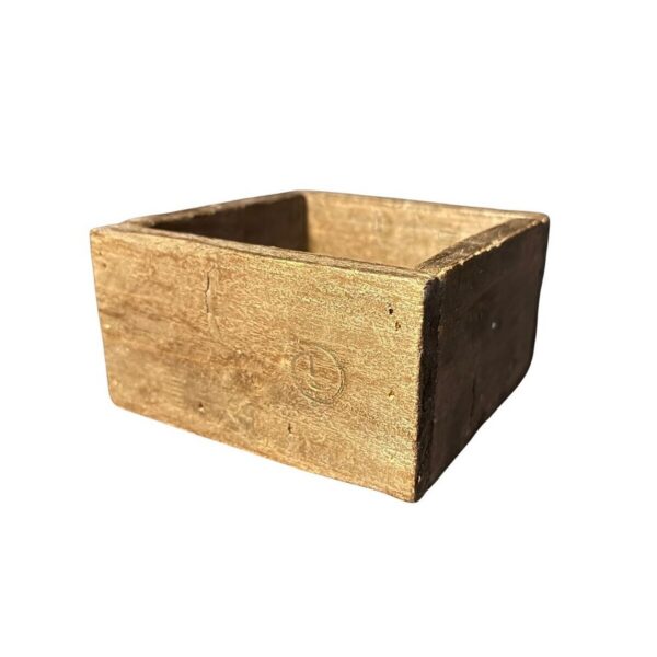 Dutch Mood lage houten opberger donkerbruin