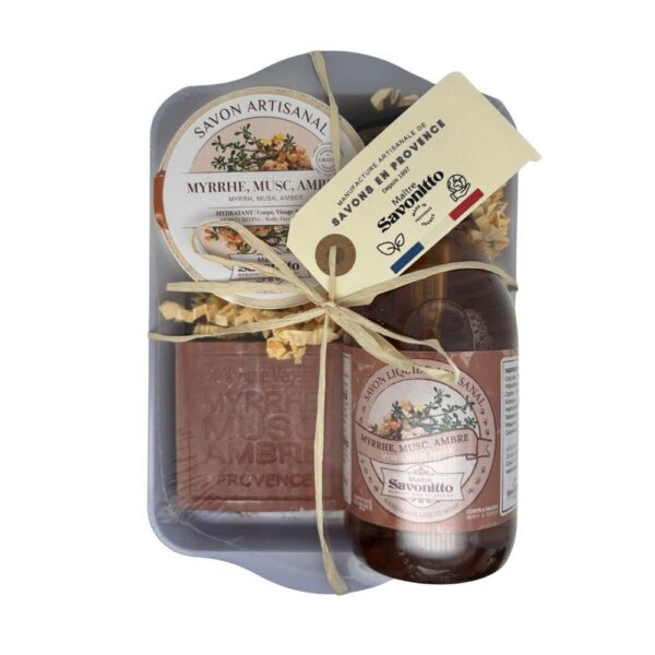Maître Savonitto - Musk, mirre en amber cadeauset