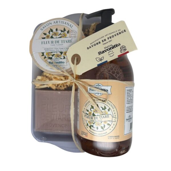 Maître Savonitto - cadeauset tiare bloem