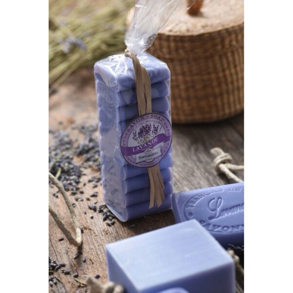 Maître Savonitto - zakje met 10 mini-zepen 24g - lavendel scrub