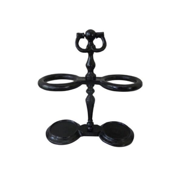 ADC Bottle Holder metaal zwart antiek Miami 39 cm hoog